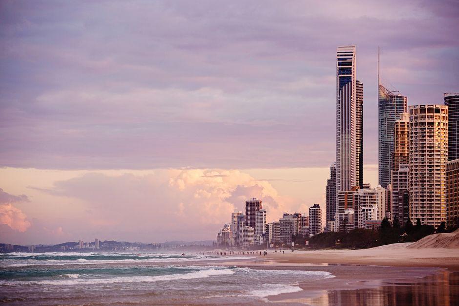 Beach near Buildings